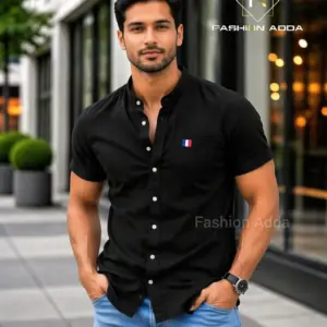 Premium Black Half Shirt